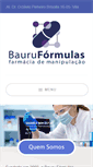 Mobile Screenshot of bauruformulas.com.br