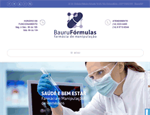 Tablet Screenshot of bauruformulas.com.br